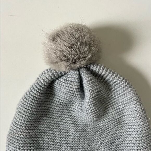 E.A.Davis 100% Cashmere Rabbit Fur Hat - Picture 4 of 7
